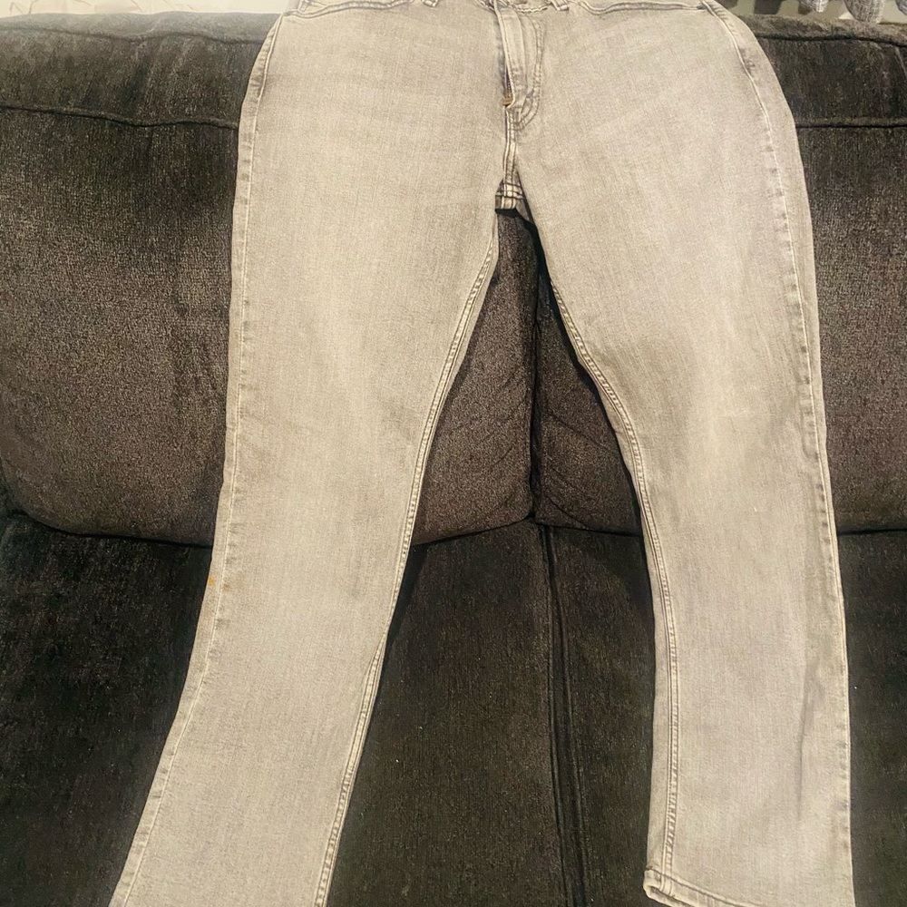 LEVIS Grey Straight Leg Jeans